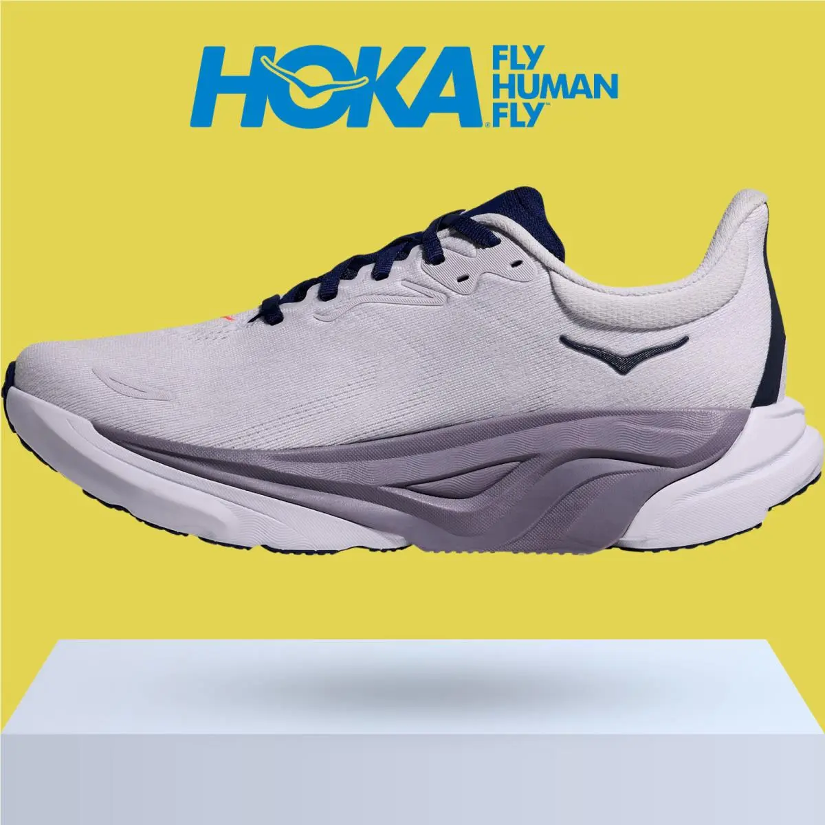 Hoka shoes - Hoka One One Arahi 8 - Alabaster/Lingonberry 55