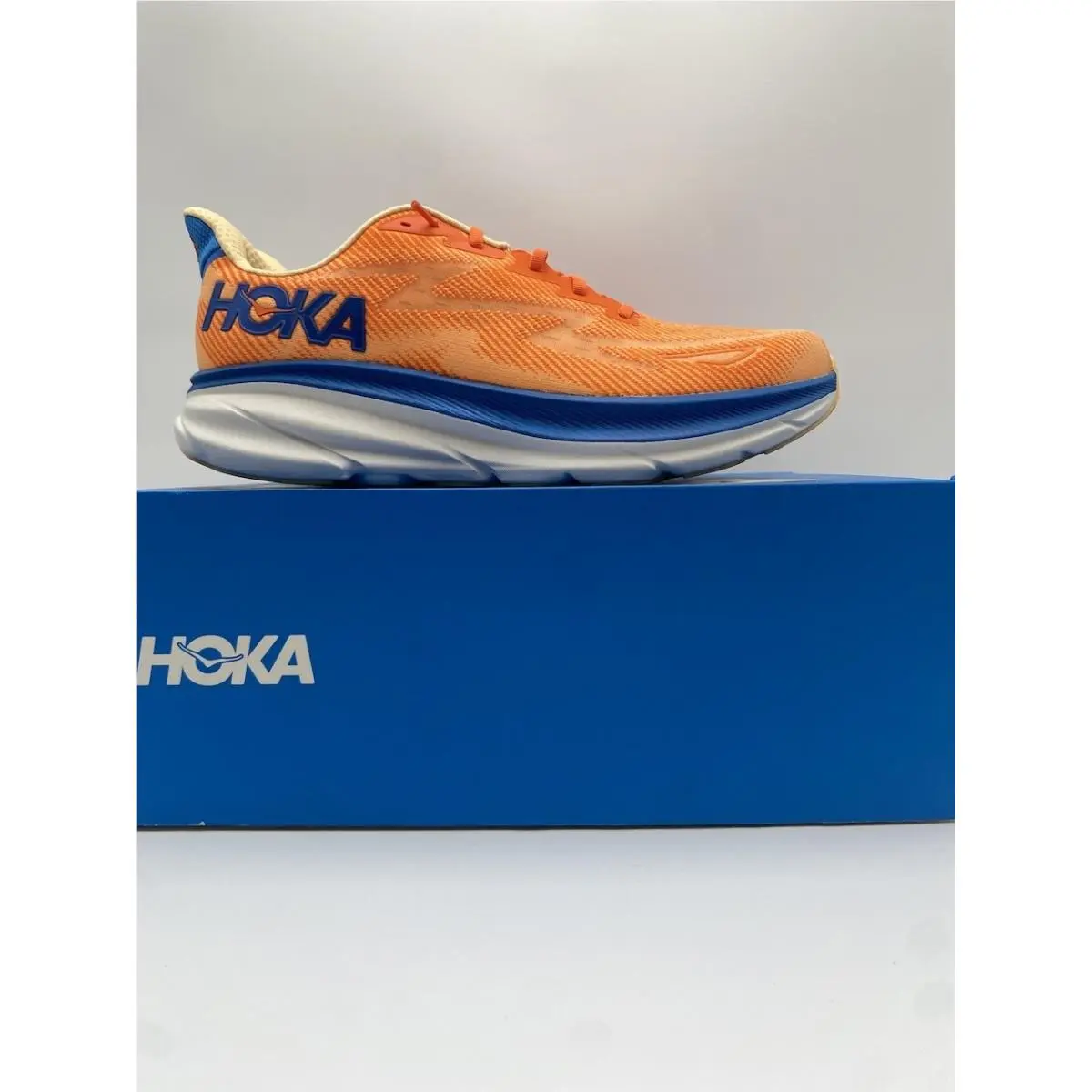 Hoka shoes - Hoka One One Clifton 9 - Orange 8