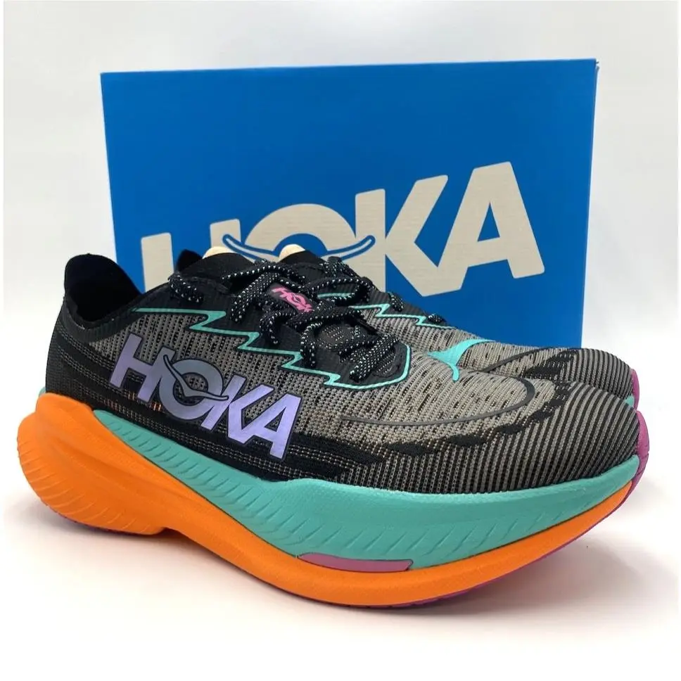 Hoka Mach X 2 Men`s Road-running Shoe Black/electric Aqua Multiple Sizes