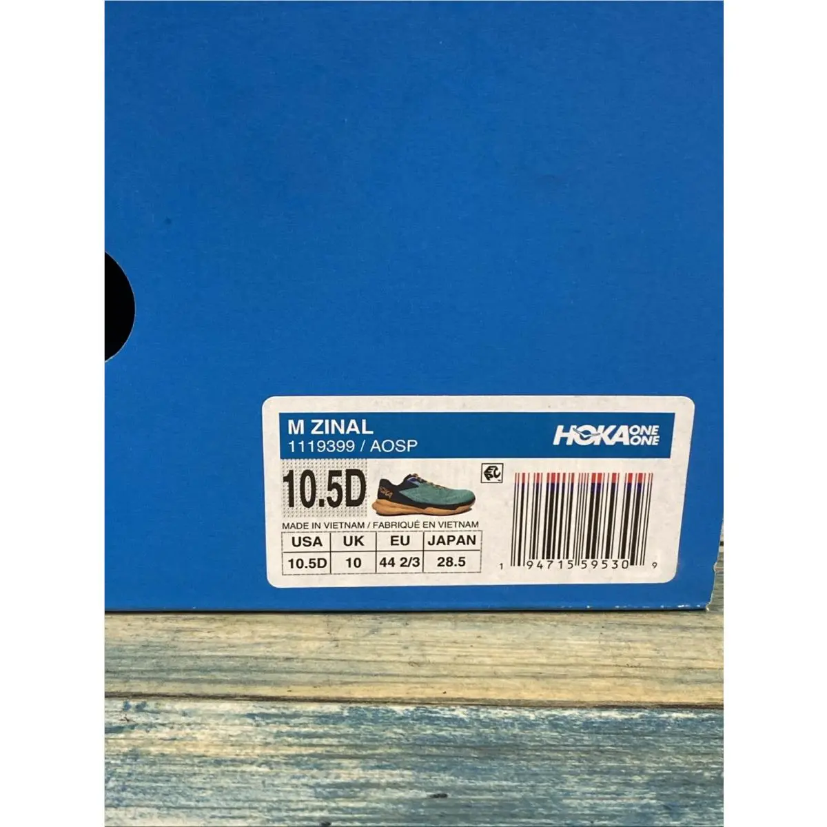 Hoka shoes - Hoka One One Zinal - One One Zinal - 1119399-AOSP - Green 0