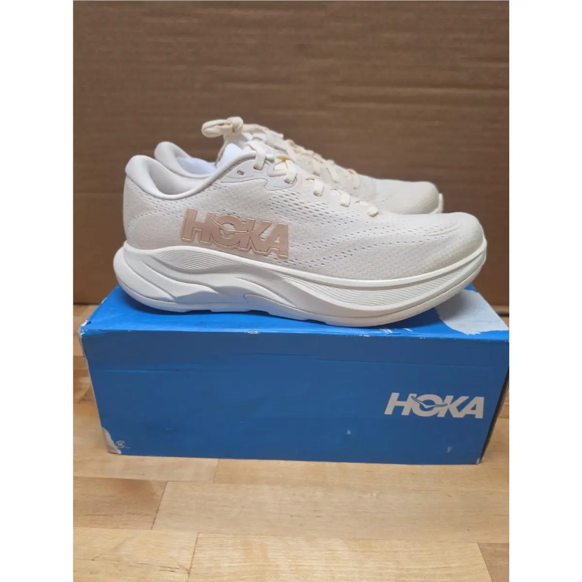 Hoka shoes - Hoka One One Rincon 4 1155131-VCH - 1155131-VCH - Vanilla/Birch (UPC: 197634731032) 1