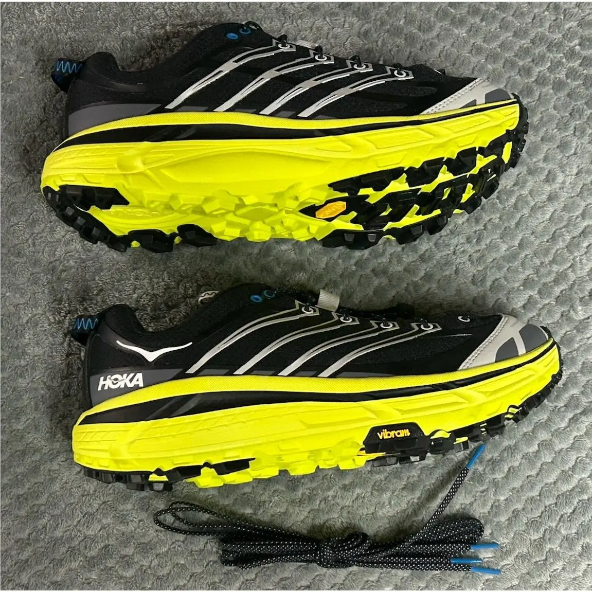 Hoka shoes - Hoka One One HOKA Mafate Three2 - 1141572-BHK - Black/Yellow 9