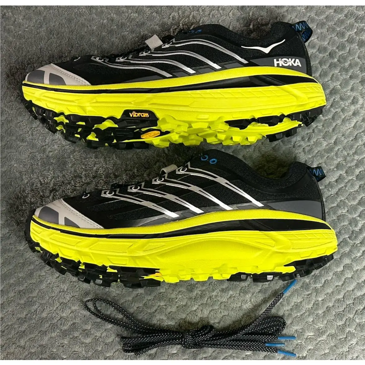 Hoka shoes - Hoka One One HOKA Mafate Three2 - 1141572-BHK - Black/Yellow 10