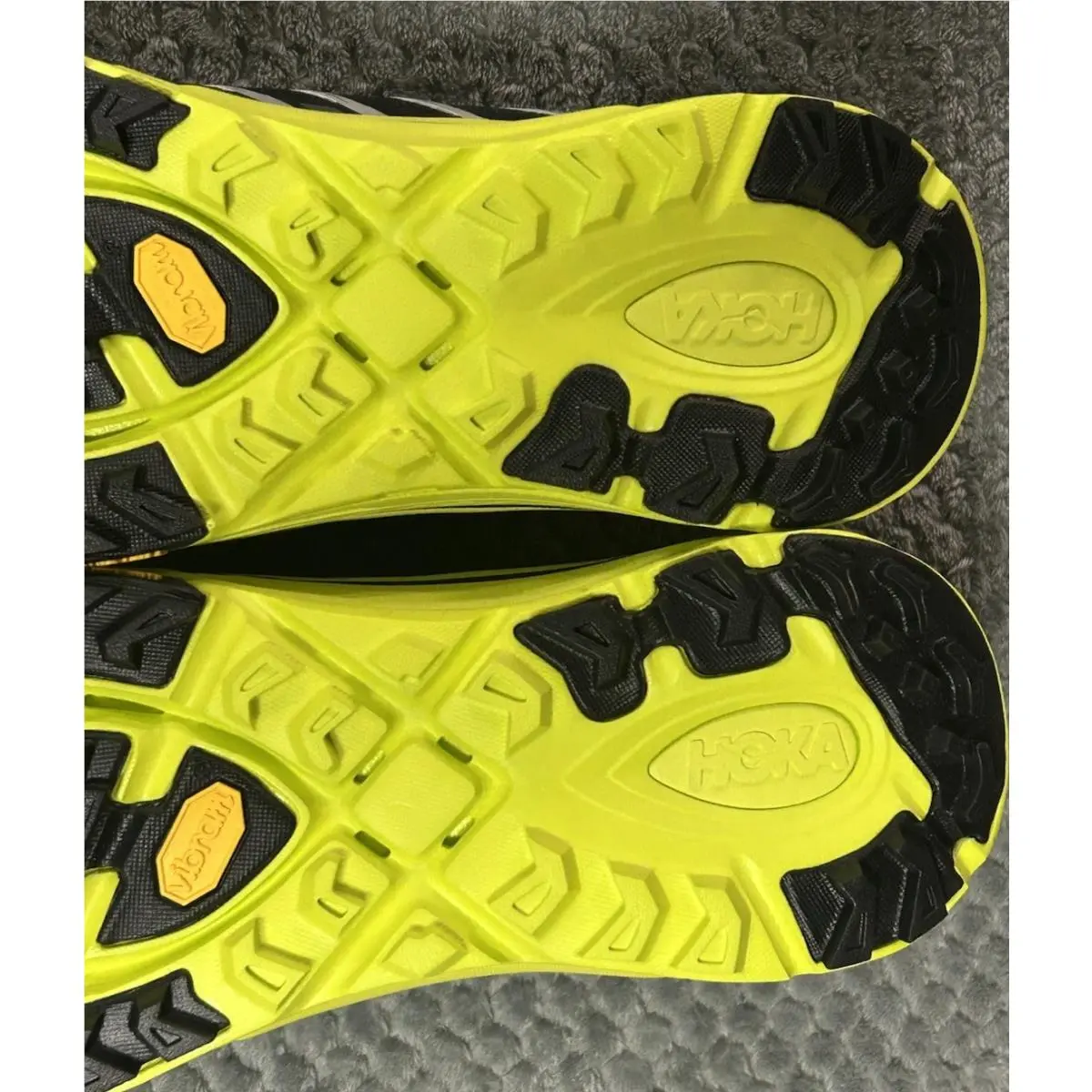 Hoka shoes - Hoka One One HOKA Mafate Three2 - 1141572-BHK - Black/Yellow 12