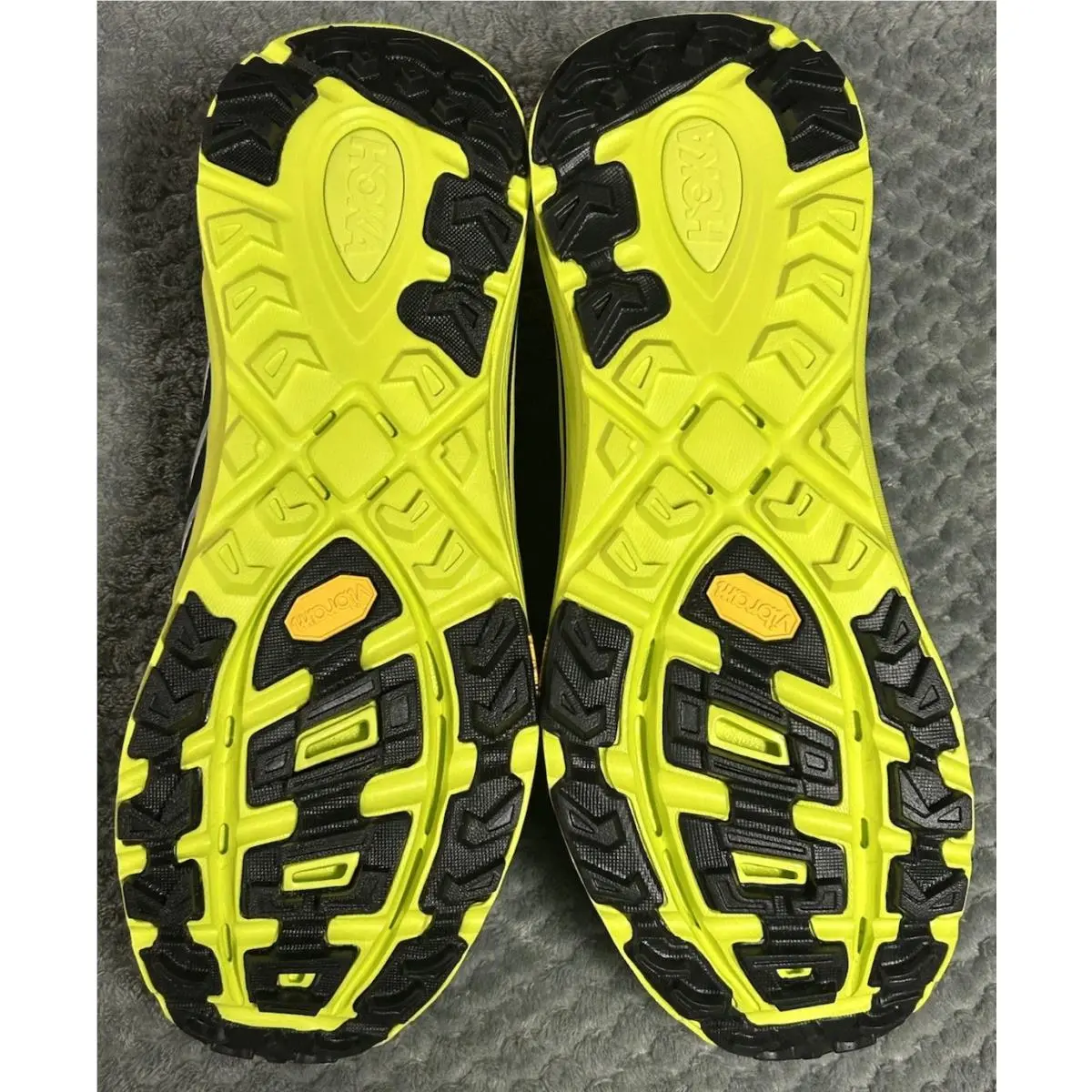 Hoka shoes - Hoka One One HOKA Mafate Three2 - 1141572-BHK - Black/Yellow 14