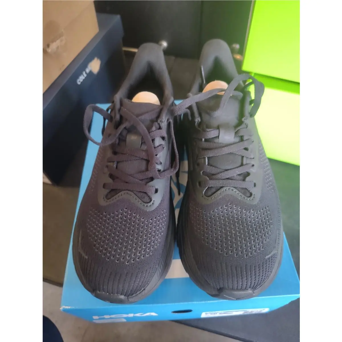 Hoka Arahi 7 Women`s Stability Cushioned Running Shoes Black Size 7.5B