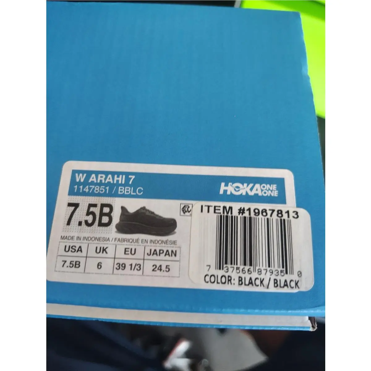 Hoka shoes - Hoka One One Arahi 7 - 117851 - Black 4