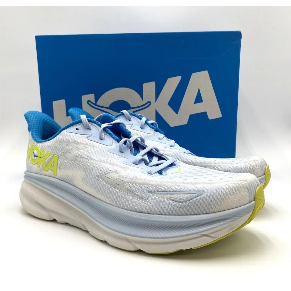 Hoka Clifton 9 Men`s Lightly Running Shoe Ice Water/evening US Size 13 D