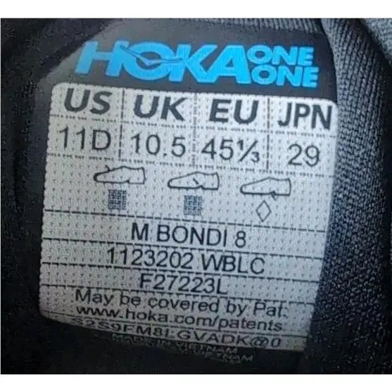 Hoka shoes - Hoka One One Bondi 8 - 1123202/WBLC - White/Black 4
