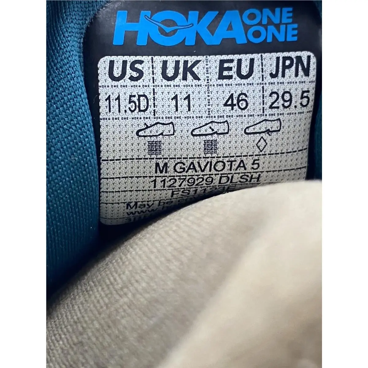 Hoka shoes - Hoka One One Gaviota 5 - Blue 8
