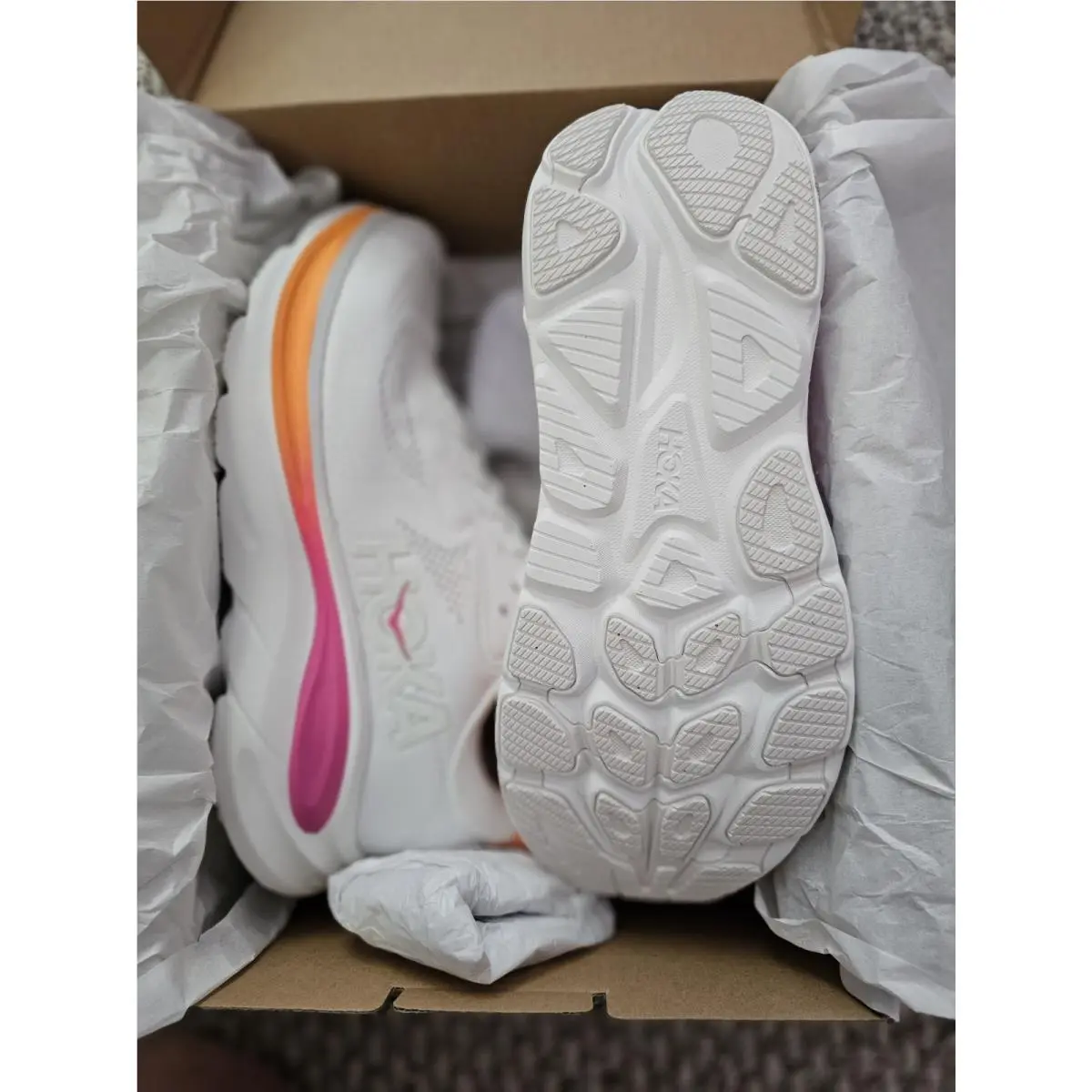 Hoka shoes - Hoka One One Clifton - One One Clifton - 1162031-WTLC - White 0