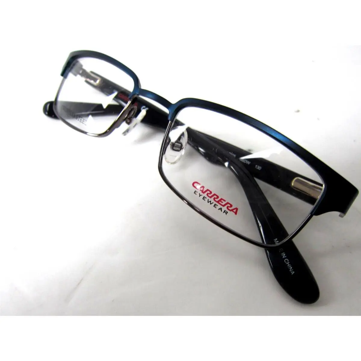 Carrera CA7605 0BDW Eyeglasses Frame 47-17-130 Satin Blue / Black Youth
