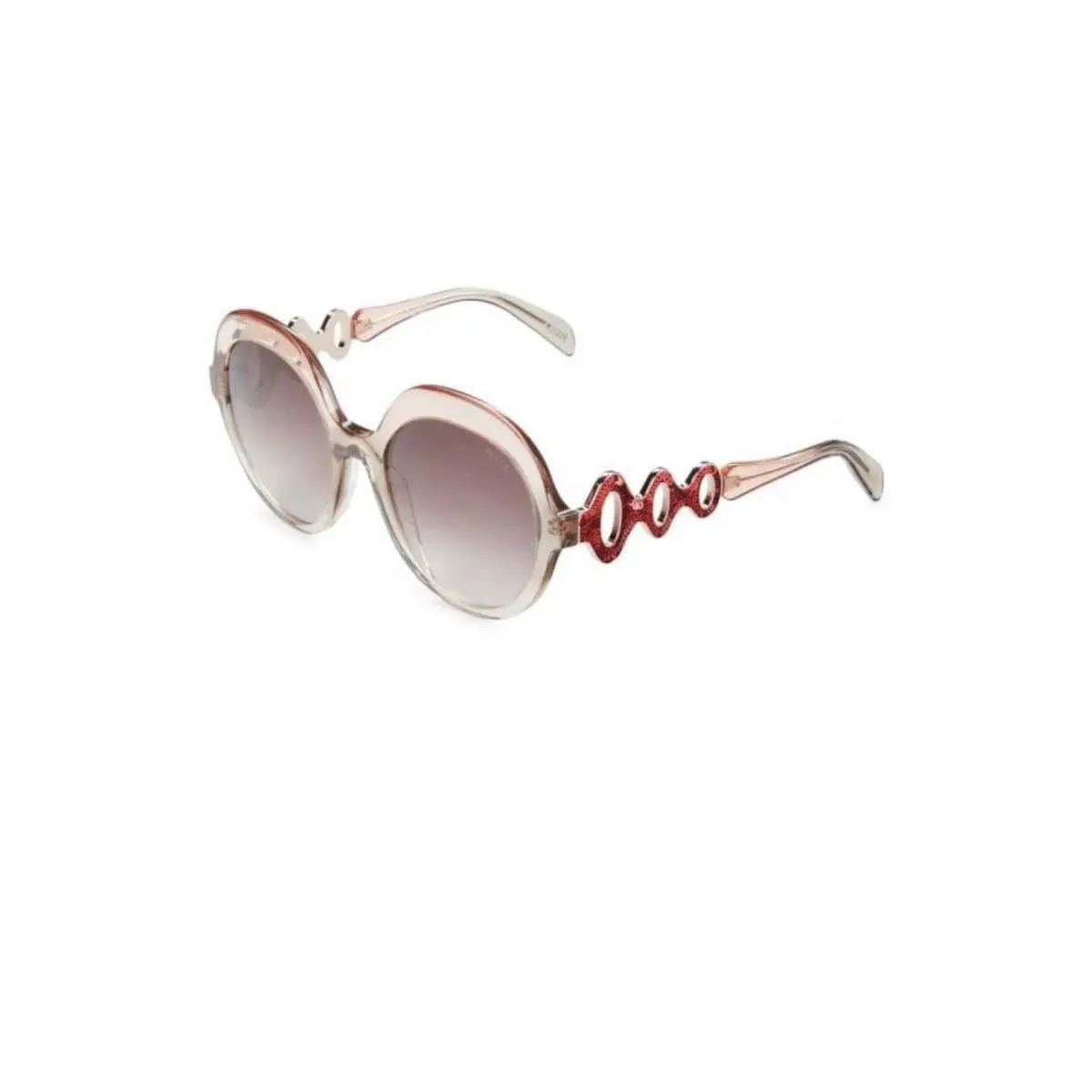 Pucci Emilio Pucci 55 mm Women’s Round Orange Sunglasses EP0174/S 44F