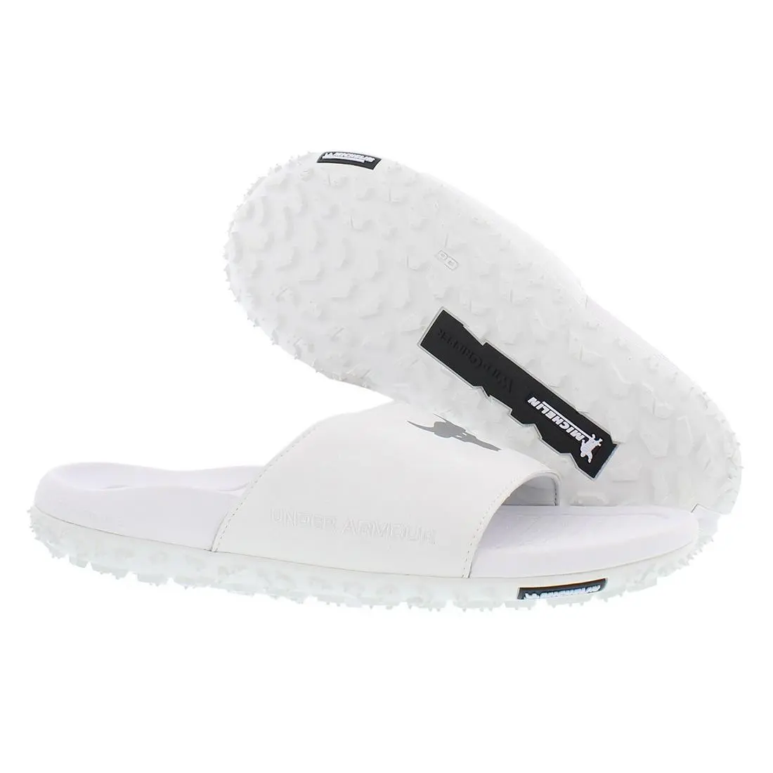 Rock Slide Mens Shoes Size 12 Color: White/white by Under Armour