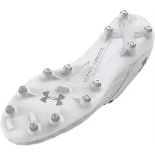 Under Armour shoes - White-White-Metallic Silver 3
