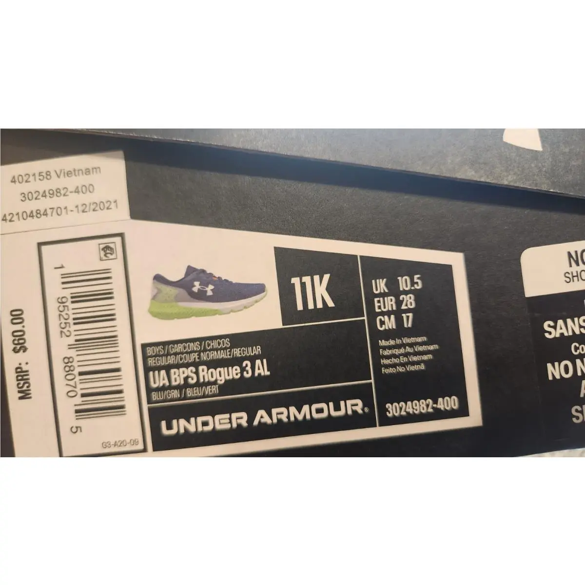 Under Armour shoes - Under Armour Rogue 3 - Rogue - 3024982-400 - Blue 9