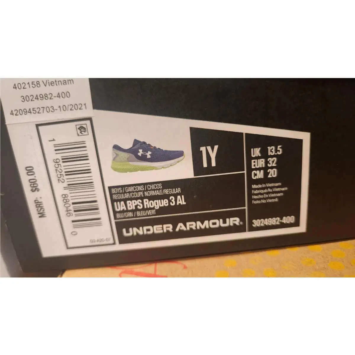 Under Armour shoes - Under Armour Rogue 3 - Rogue - 3024982-400 - Blue 10