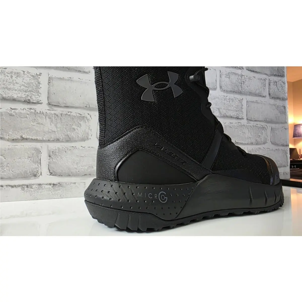 Under Armour shoes - Under Armour Micro G Valsetz Mid Tactical Boots - 3023743-001 - Black 6