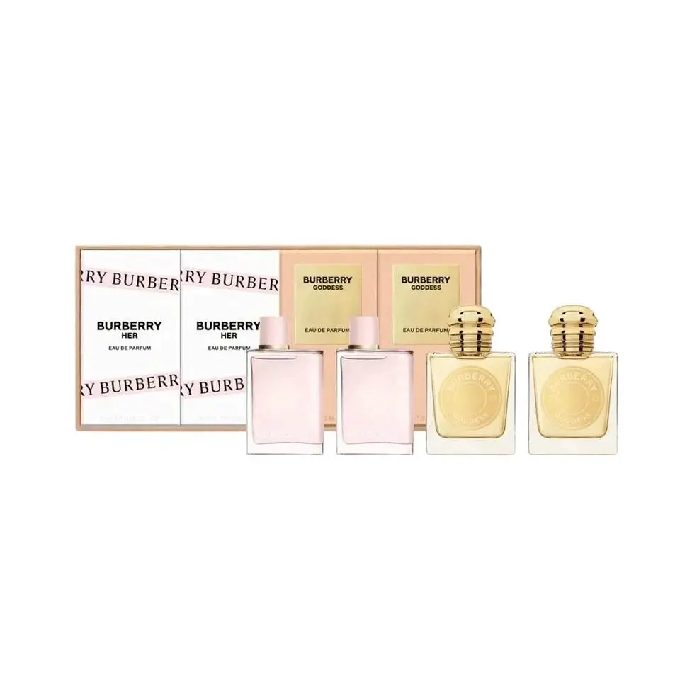 Burberry Ladies Mini 4 Piece Eau De Parfum 0.16 oz / 5 ml Gift Set
