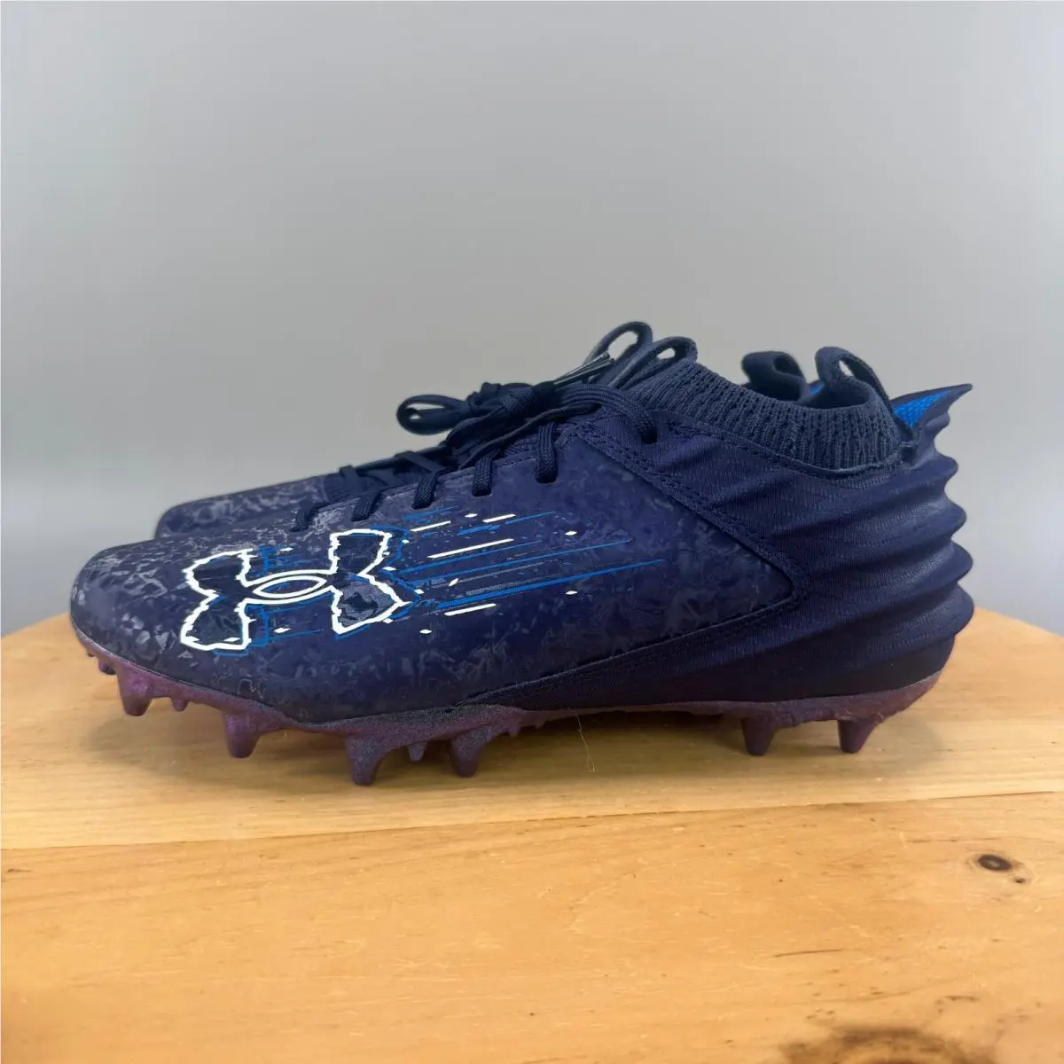 Under Armour shoes - Under Armour Blur Smoke 2.0 MC - 3027978-401 - Blue 1
