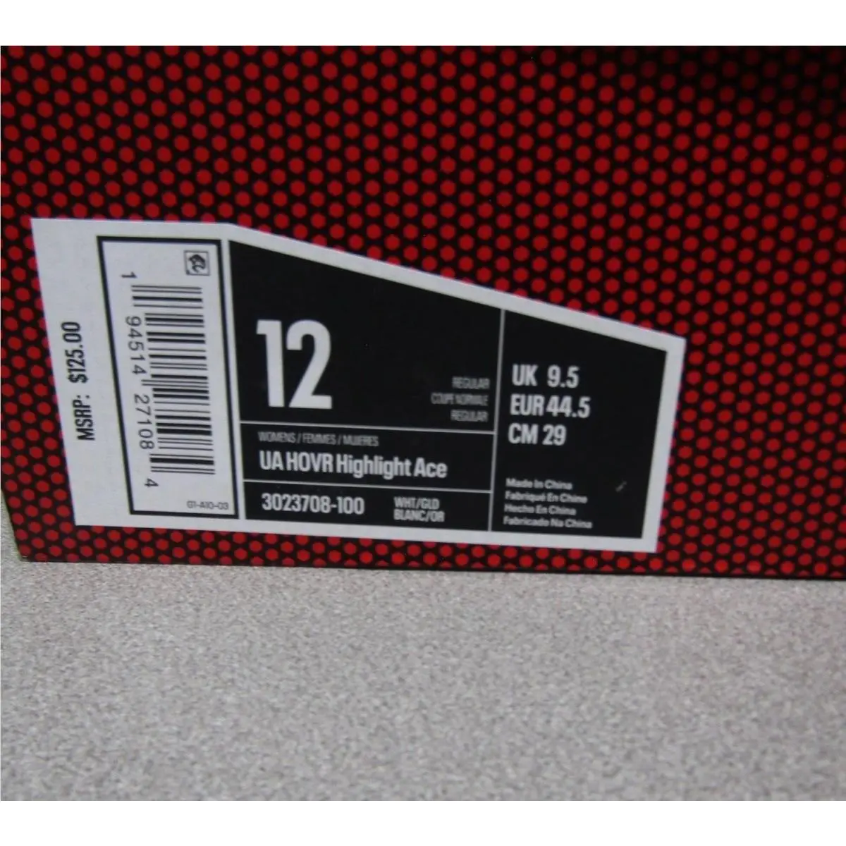 Under Armour shoes - Gold, White 1
