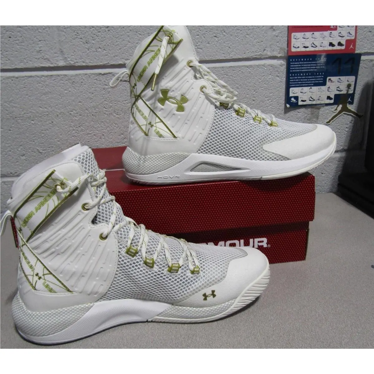 Under Armour shoes - Gold, White 2
