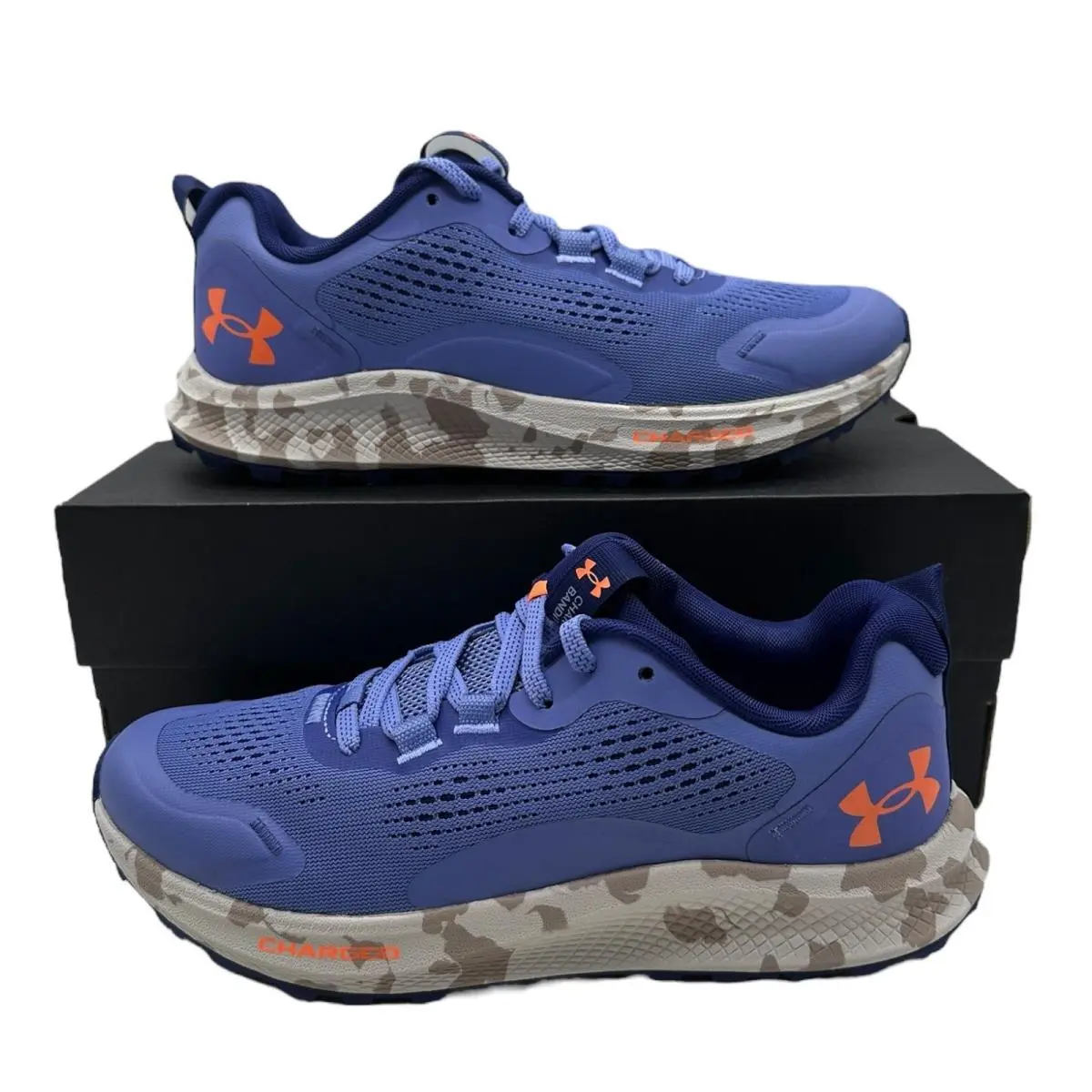 Charged Bandit TR 2 Running Shoe Women`s Size 6 Blue Purple Orange by Under Armour
