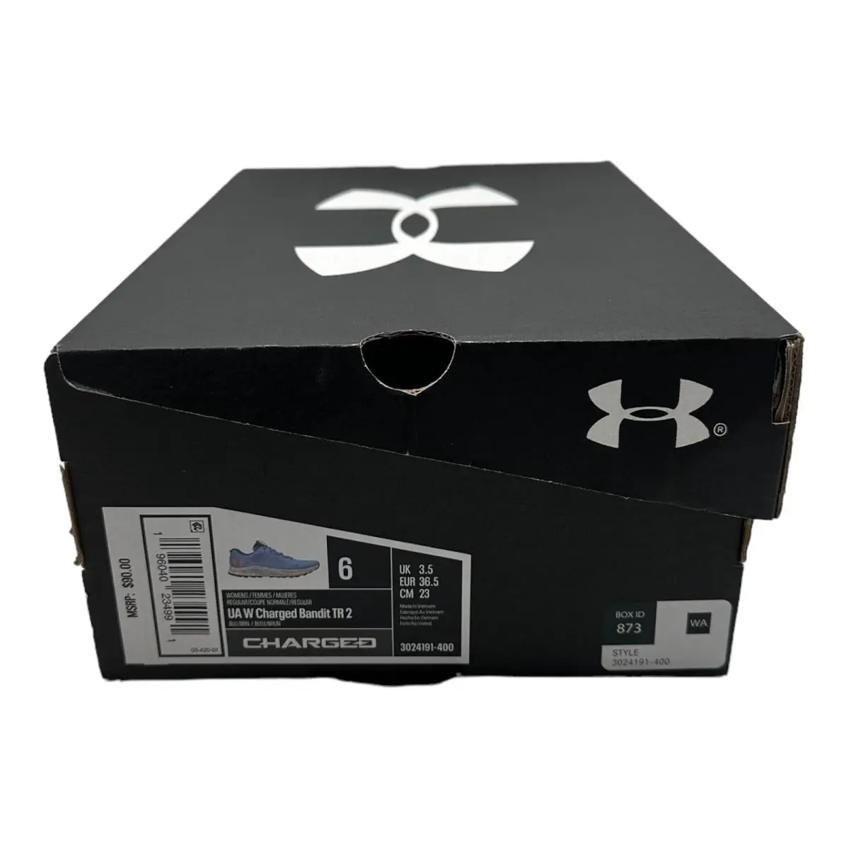 Under Armour shoes - Under Armour Charged Bandit - Charged Bandit - 3024191-400 - Black (UPC: 196040951379) 7