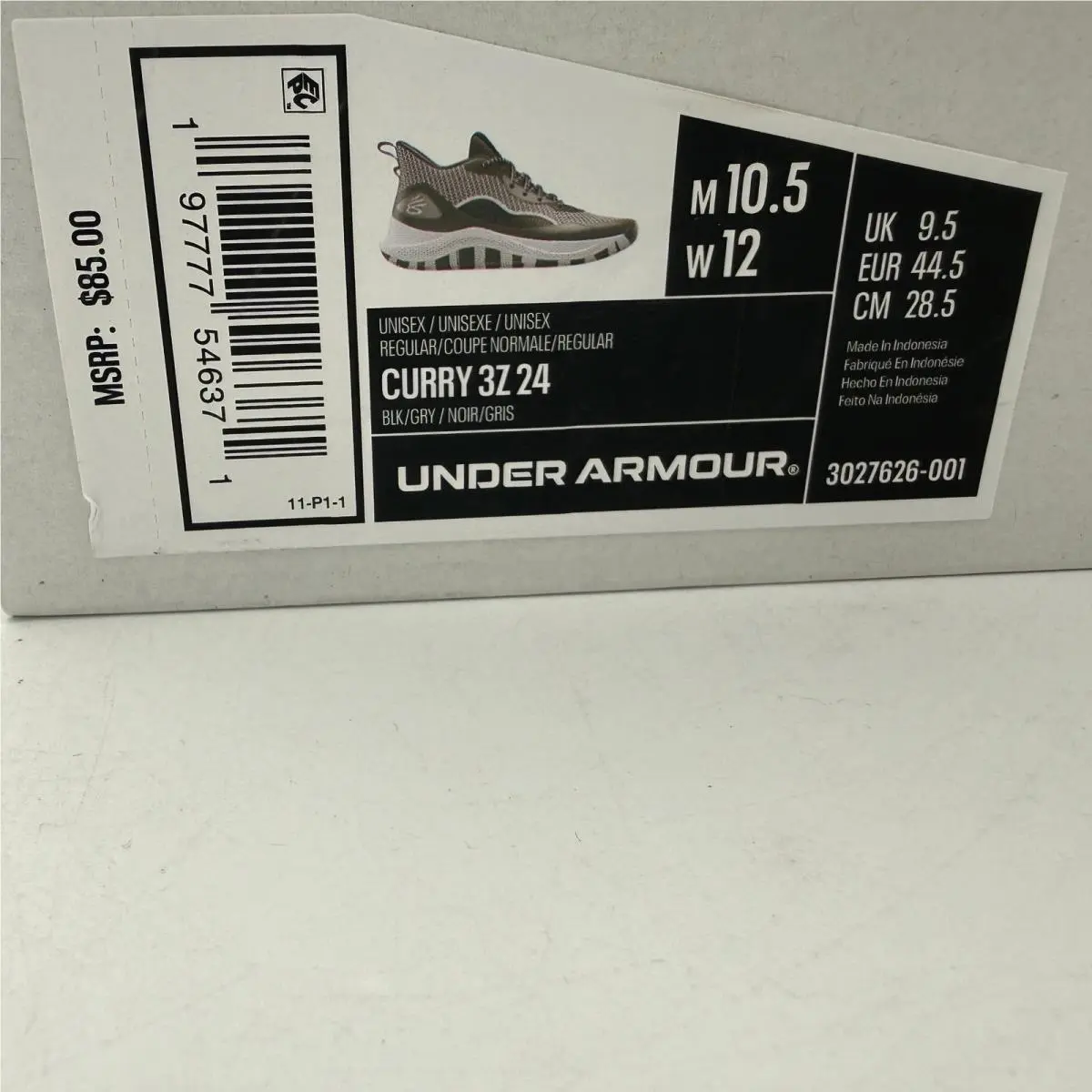 Under Armour shoes - Curry 3Z24 - Curry - Black 0