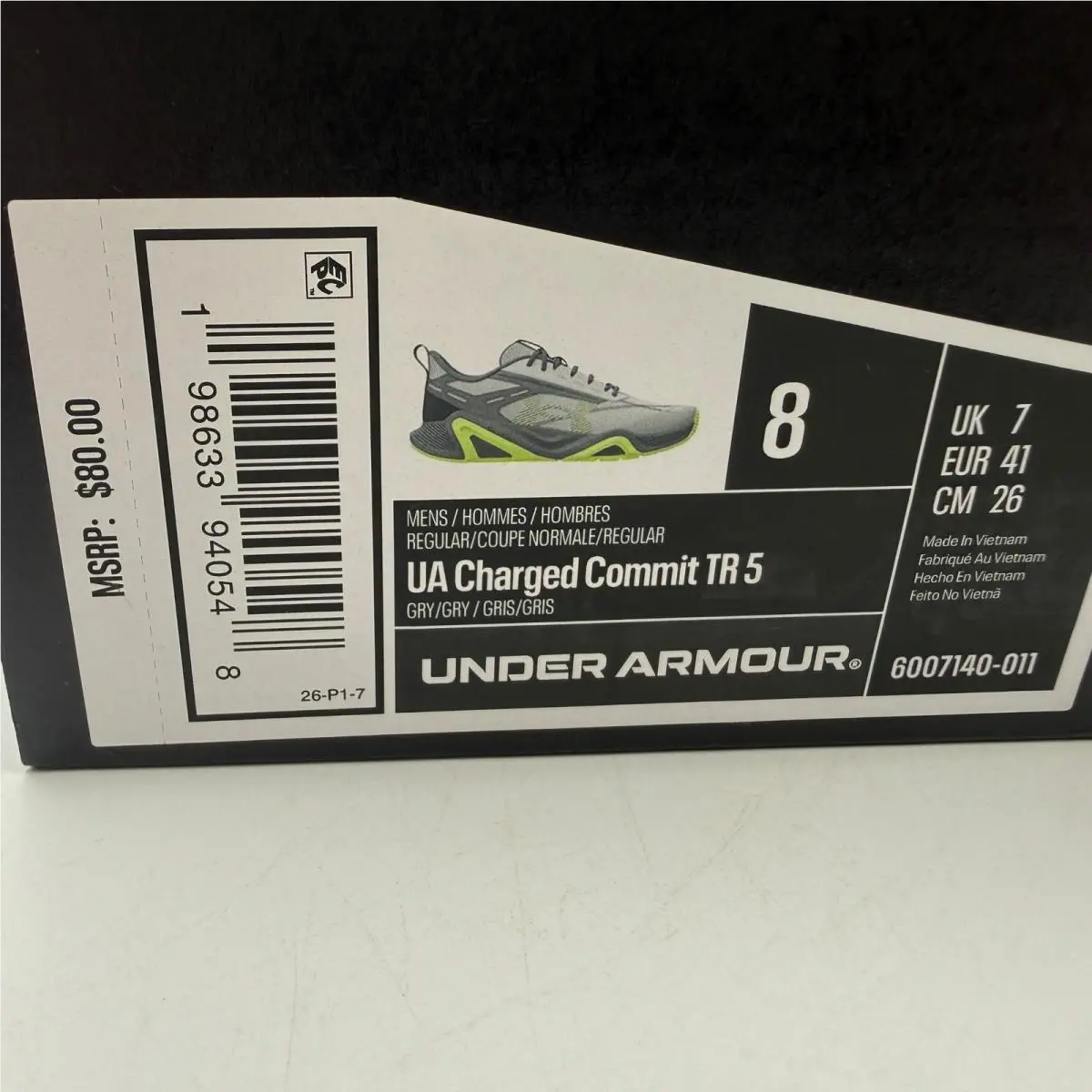 Under Armour shoes - Under Armour Charged Commit TR 5 - Gray 0