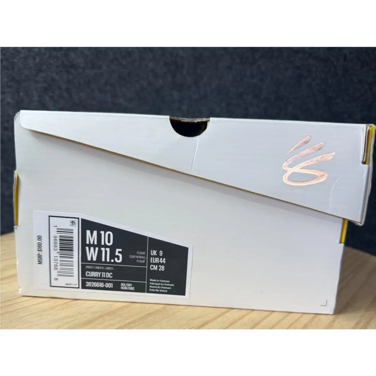 Under Armour shoes - Under Armour Curry 11 - Curry - 3026616-001 - Black/Burgundy, Manufacturer: black 11