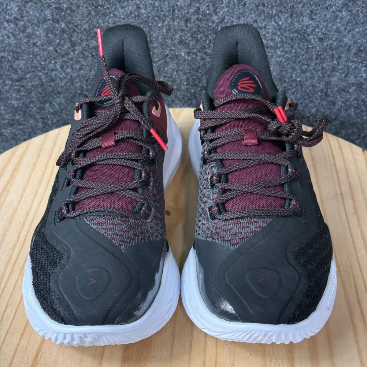 Under Armour shoes - Under Armour Curry 11 - Curry - 3026616-001 - Black/Burgundy, Manufacturer: black 1