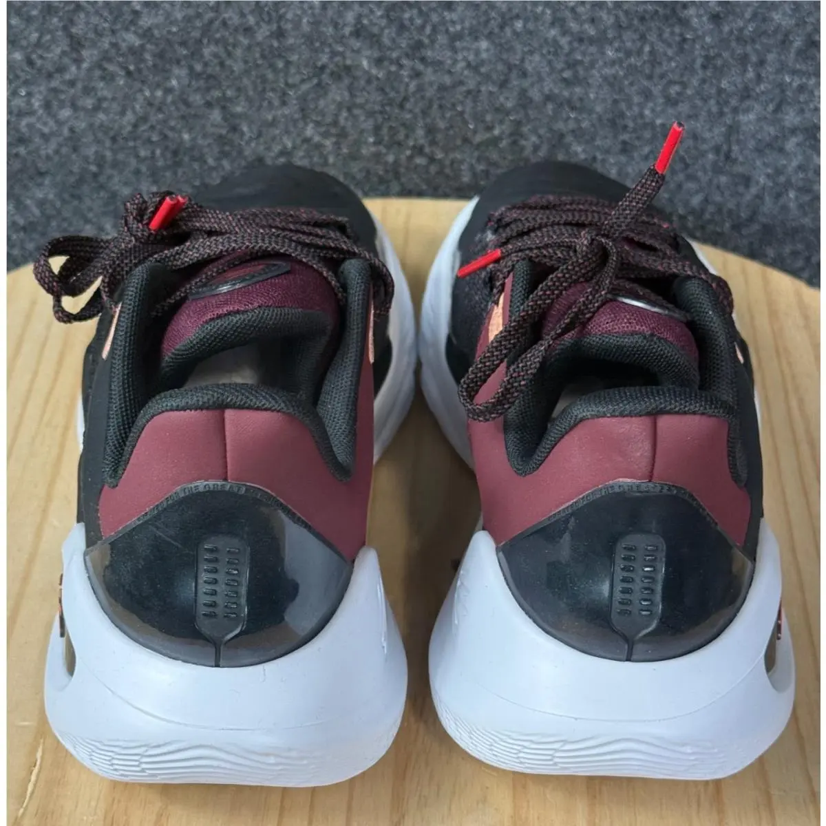 Under Armour shoes - Under Armour Curry 11 - Curry - 3026616-001 - Black/Burgundy, Manufacturer: black 3