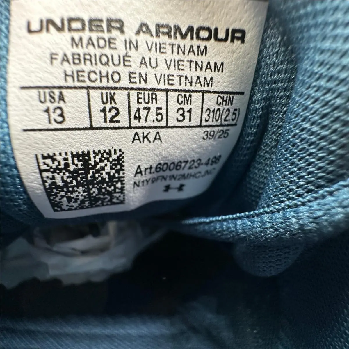 Under Armour shoes - UA Assert 11 - Assert - Blue 5