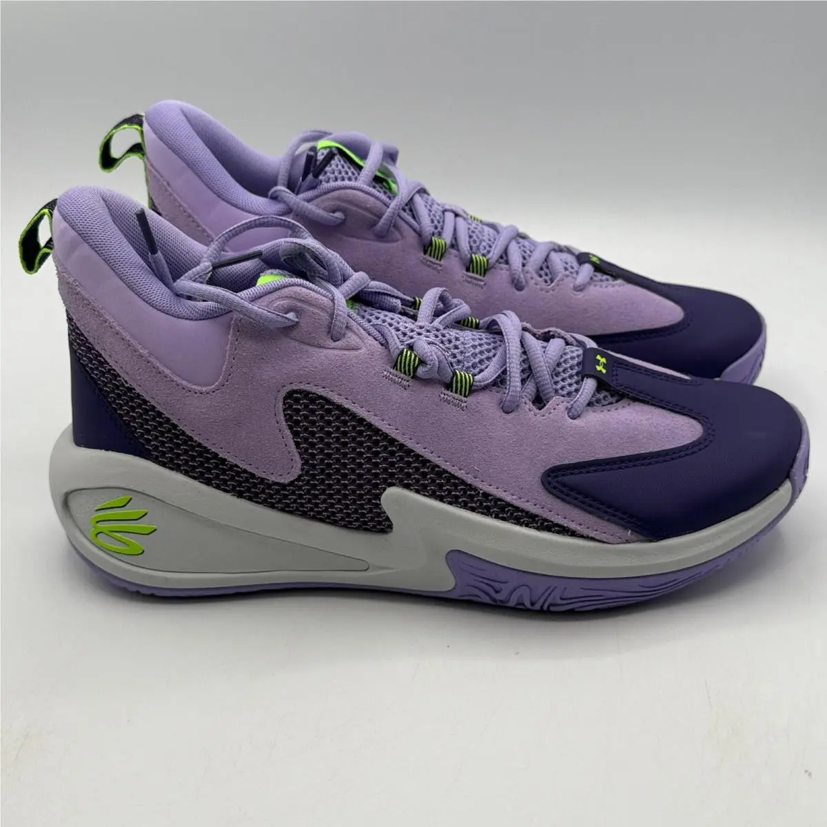 Under Armour Curry 3Z 25 Sde Shoes Mens Size 10 Violet Purple 6000750-538