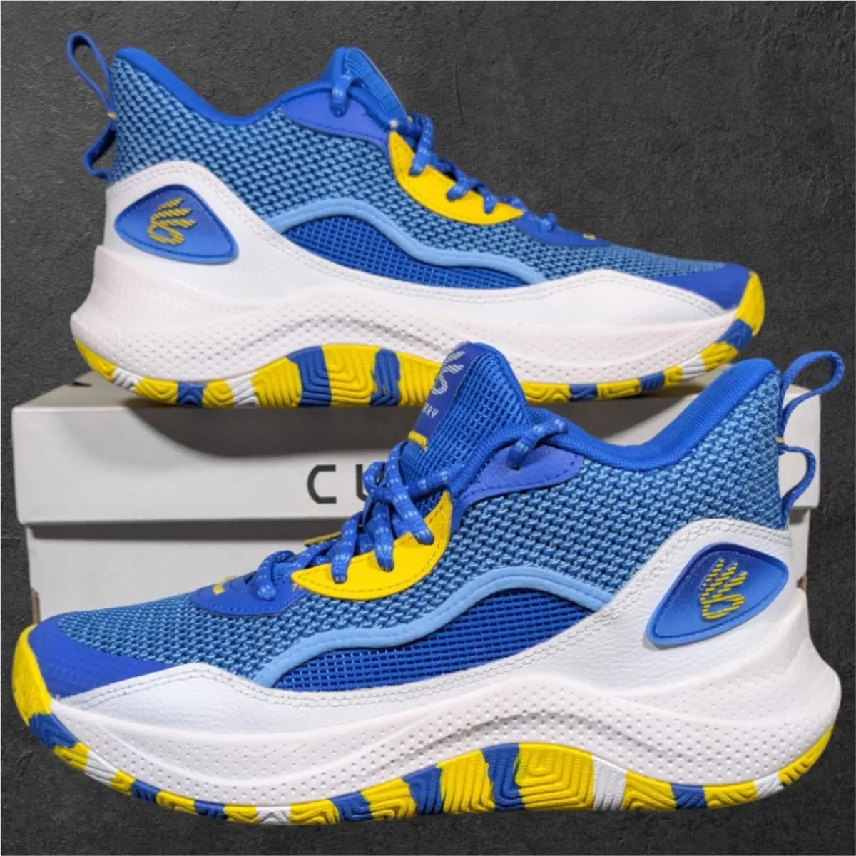 Under Armour Curry 3Z 24 Basketball Shoes Men`s 13 Blue White