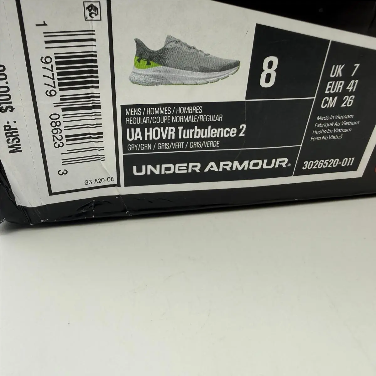 Under Armour shoes - UA HOVR Turbulence 2 - HOVR Turbulence - Gray 0