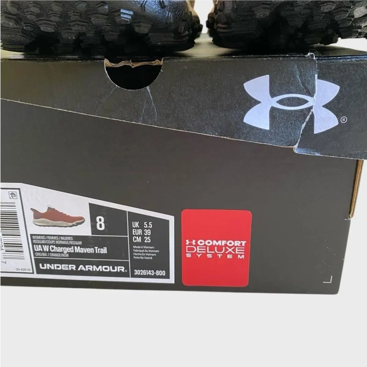 Under Armour shoes - Under Armour Charged Maven - Charged Maven - Red/Orange Black 11