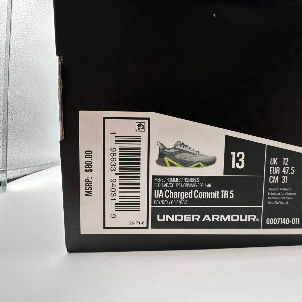 Under Armour shoes - Under Armour Charged Commit TR 5 - Gray 9