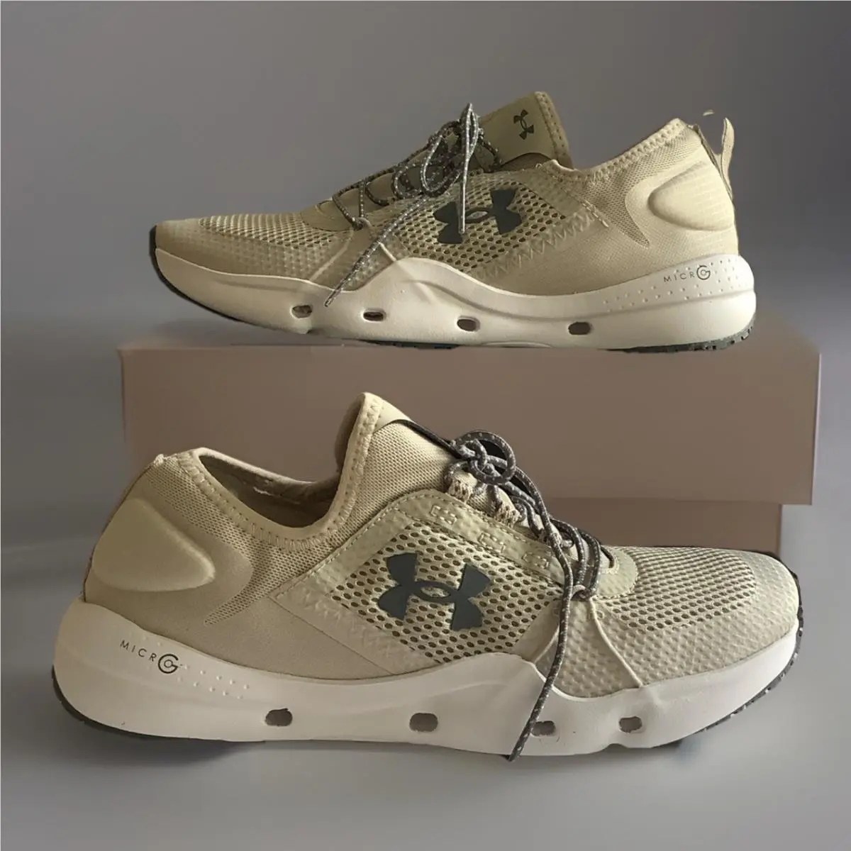 Under Armour shoes - Under Armour Micro G Kilchis - 3023739-200 - Ivory 1