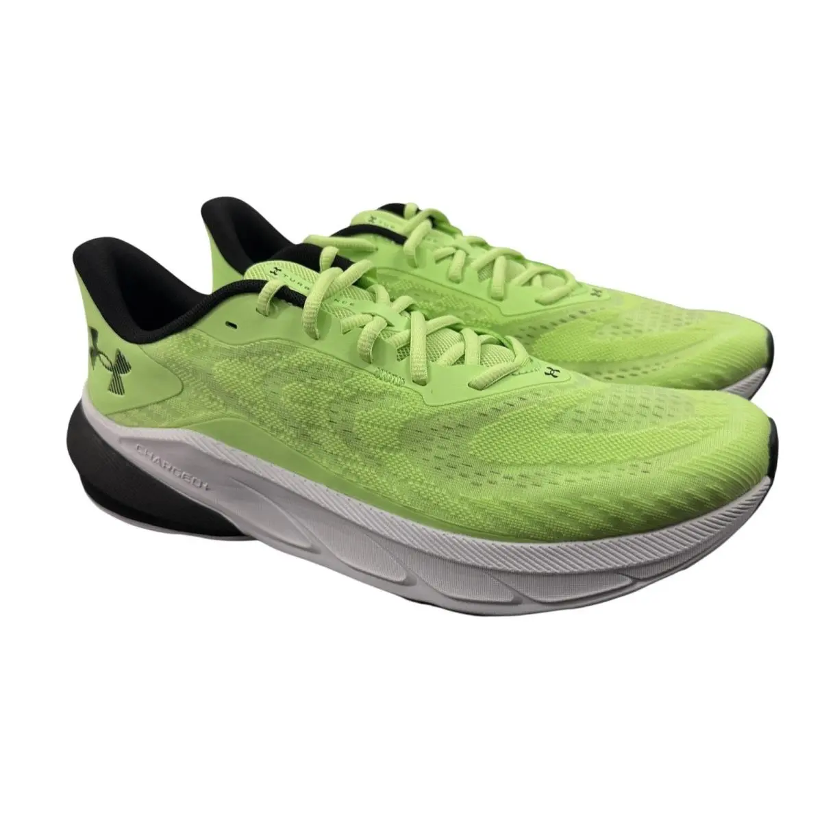 Turbulence 3 Running Shoes Mens 11 Lime Green Charged Sneakers by Under Armour