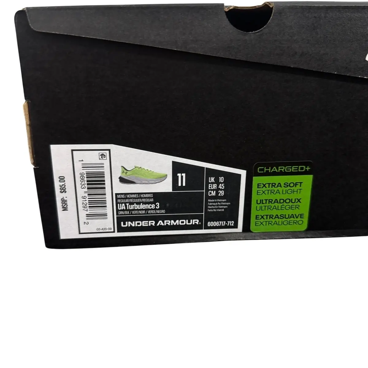 Under Armour shoes - UA Turbulence 3 - Turbulence - Green 4