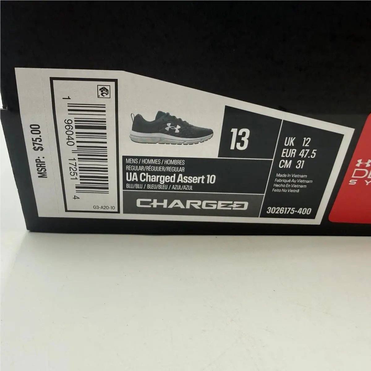 Under Armour shoes - UA Charged Assert 10 - Charged Assert - Blue 5