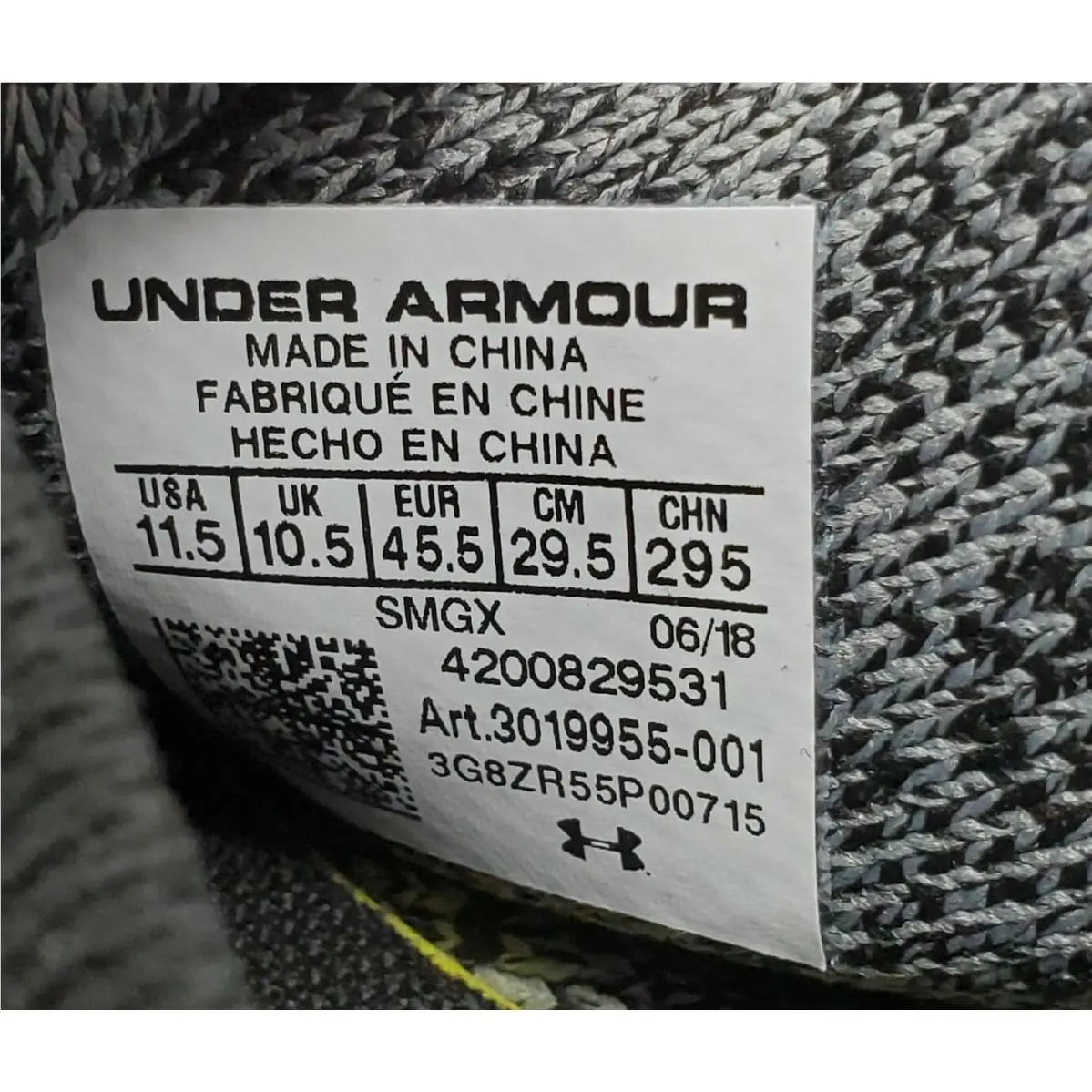 Under Armour shoes - 3019955 - 3019955 - Black (001)/Steel 2