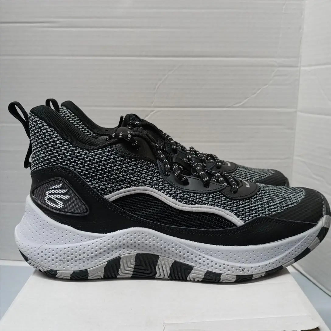 Under Armour Curry 3Z 24 Men`s Basketball Shoes Black Gray Size 9.5