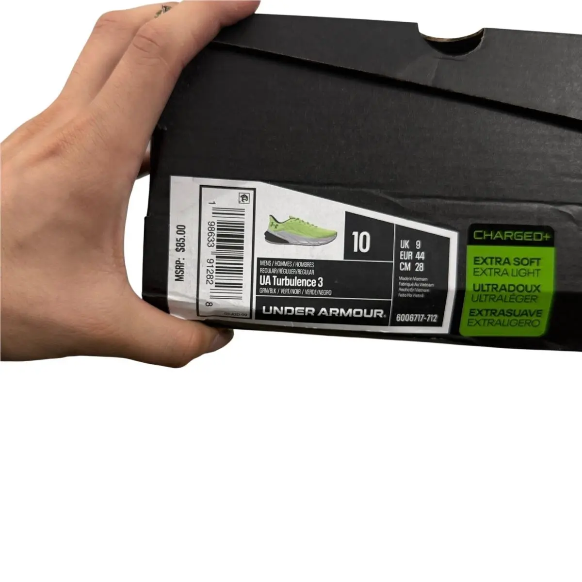 Under Armour shoes - UA Turbulence 3 - Turbulence - Green 4