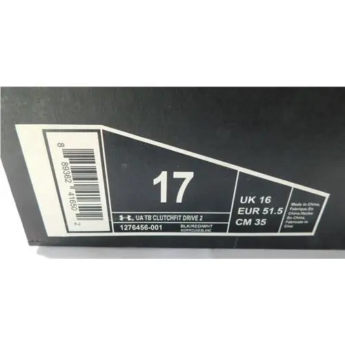 Under Armour shoes - Black, Red 6