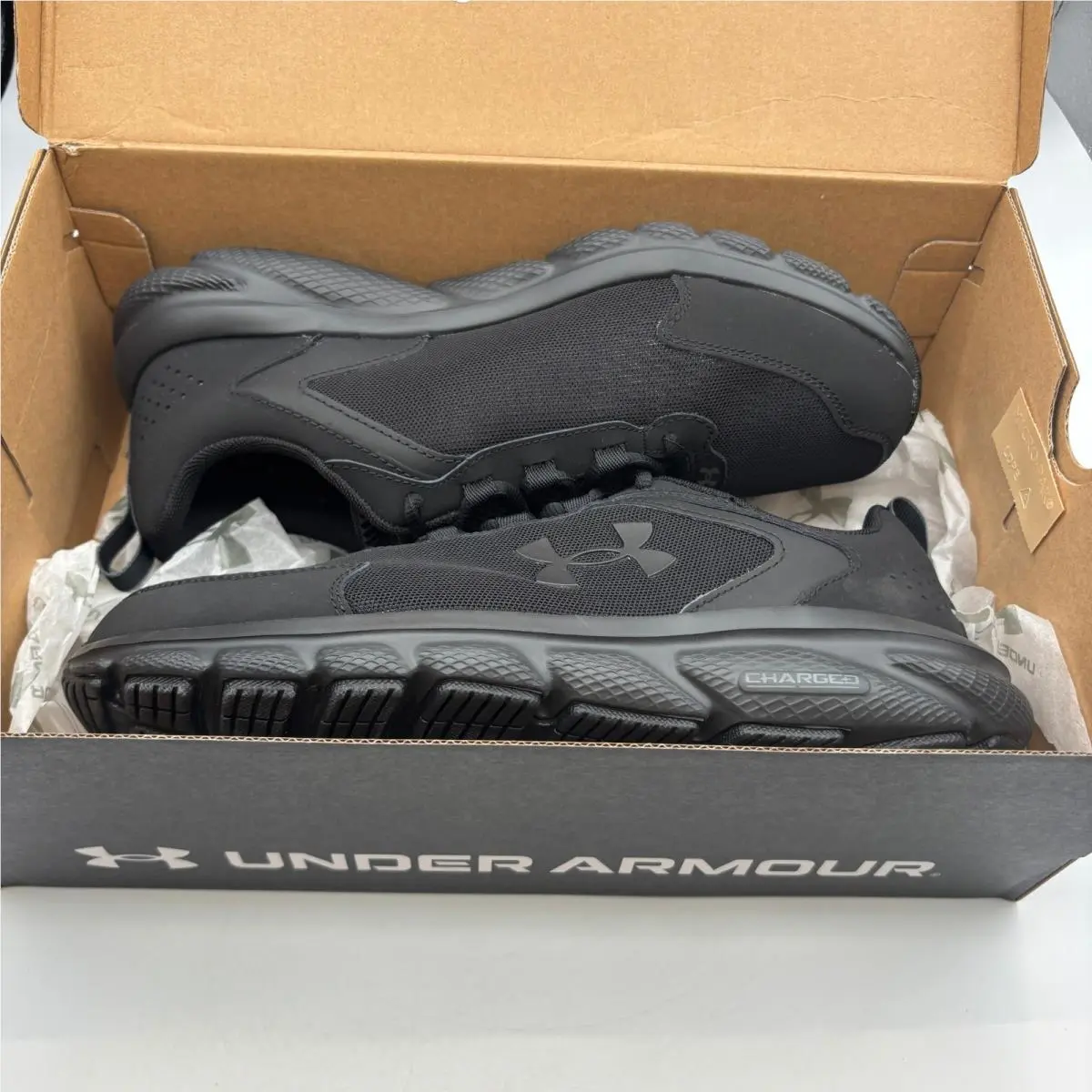 Under Armour shoes - Under Armour Charged Assert 9 - Black 4