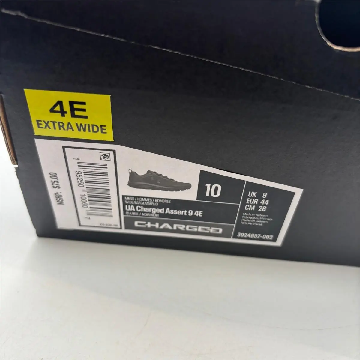 Under Armour shoes - Under Armour Charged Assert 9 - Black 5