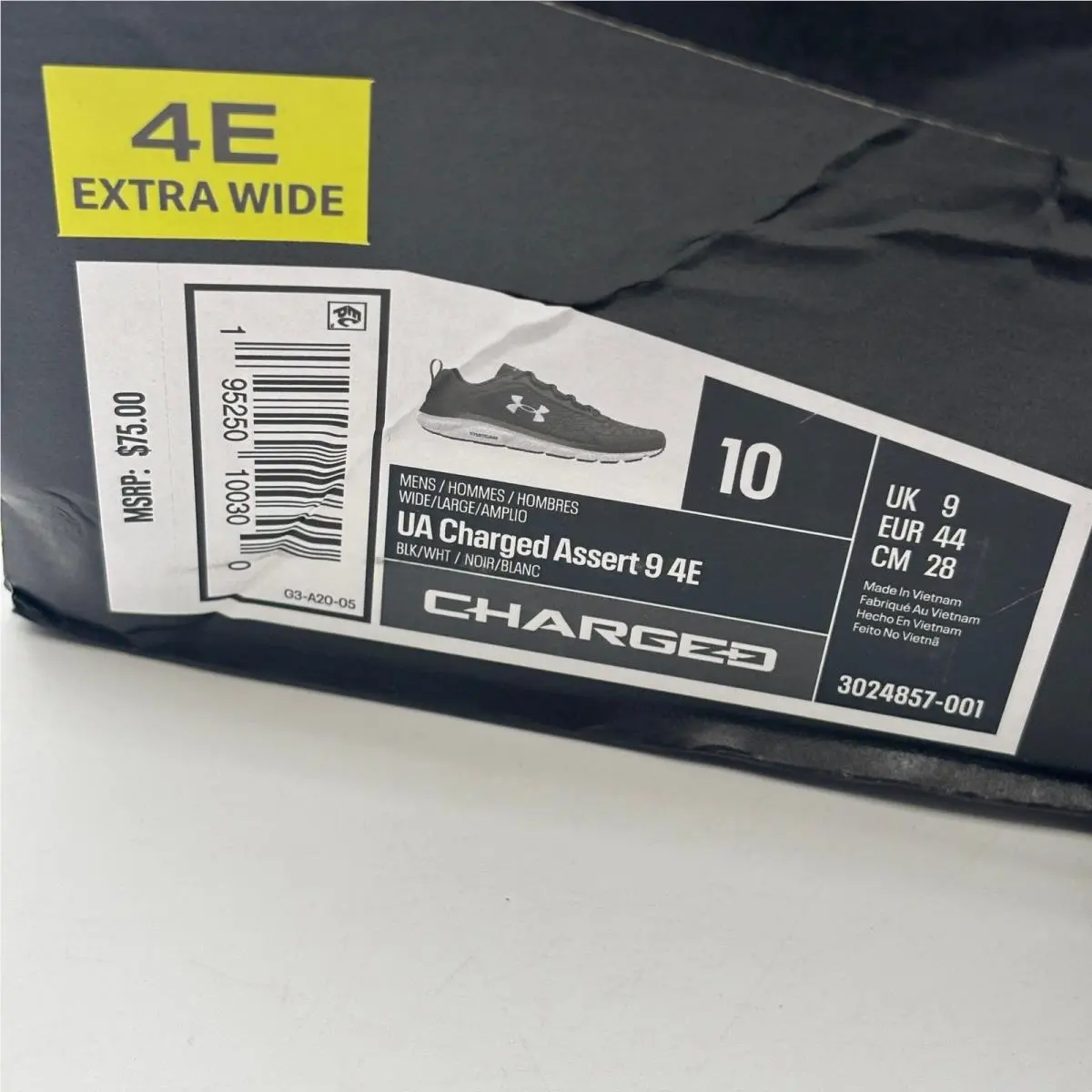 Under Armour shoes - Under Armour Charged Assert 9 4E - Black 0